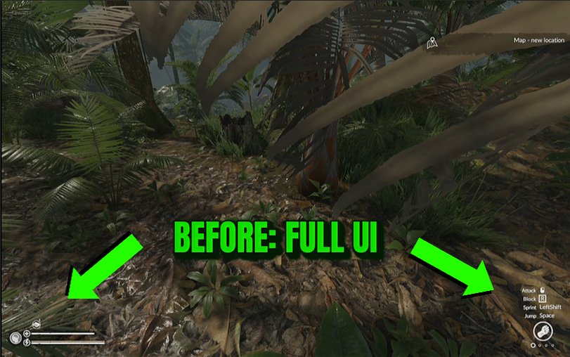 Screenshot Mode (Hide UI)